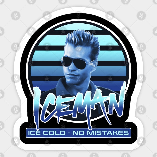 Iceman Sticker by NineBlack